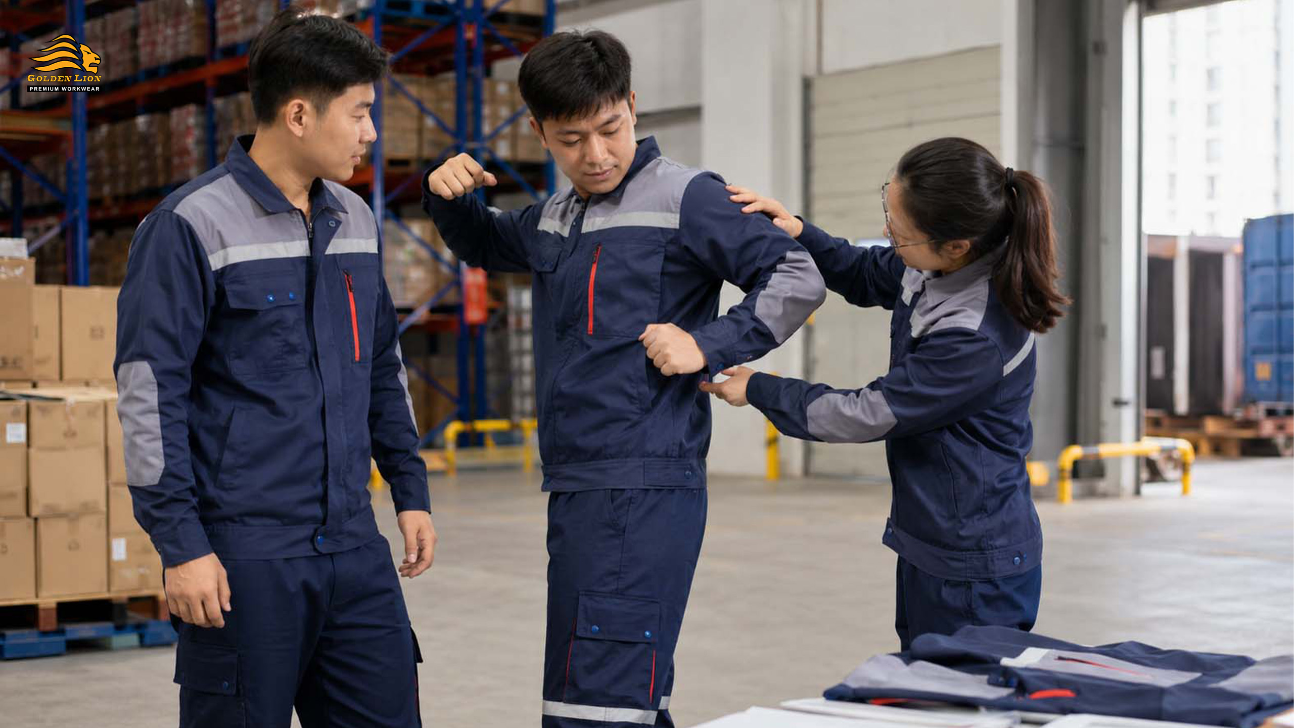 thiết kế đồng phục bảo hộ theo người mặc
