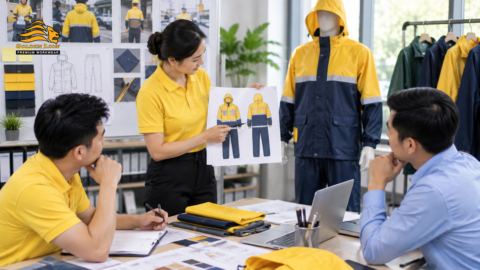 KHI NÀO ÁO MƯA NÊN TRỞ THÀNH MỘT PHẦN CỦA BỘ NHẬN DIỆN DOANH NGHIỆP?