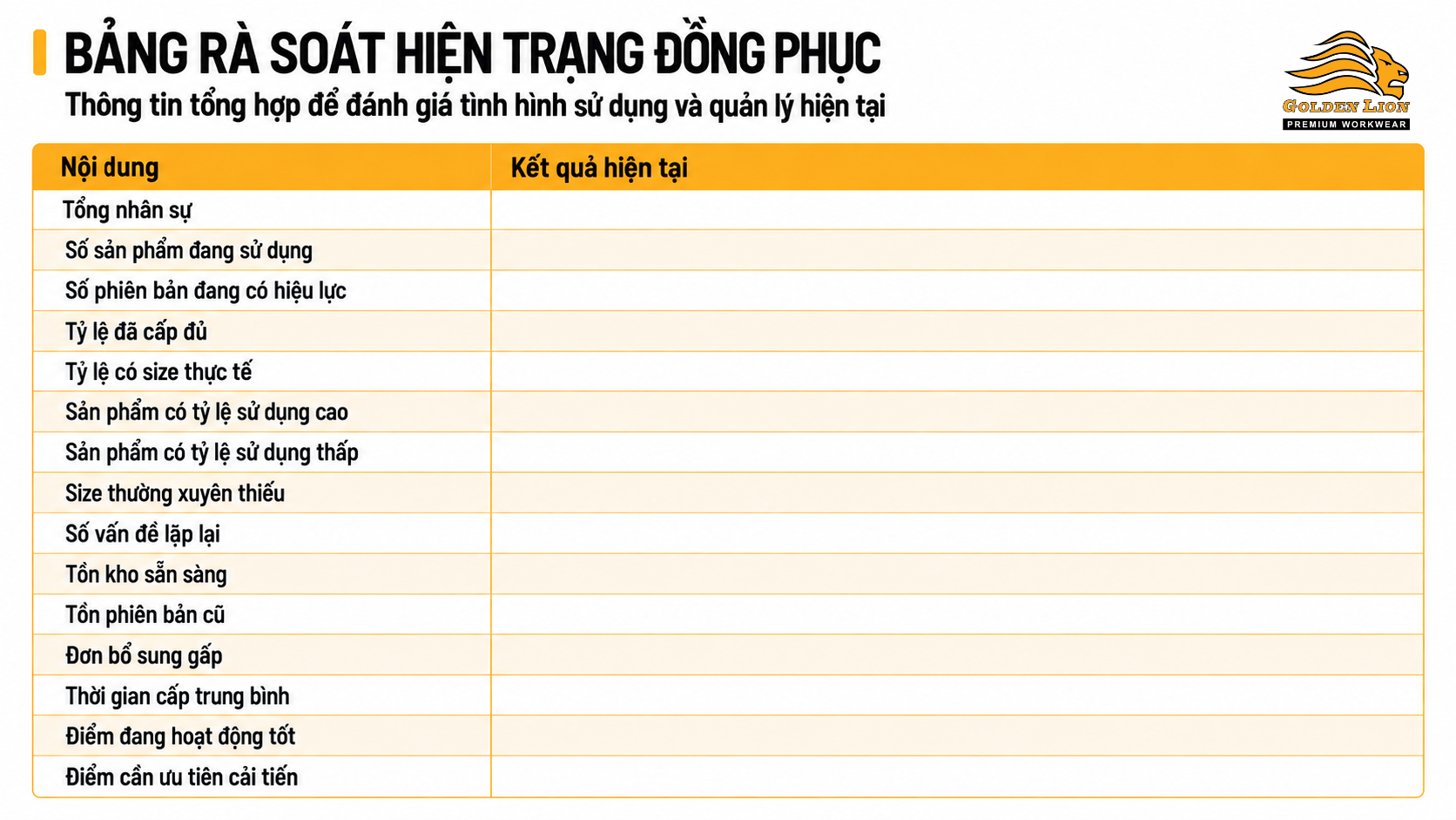 Bang ra soat hien trang dong phuc