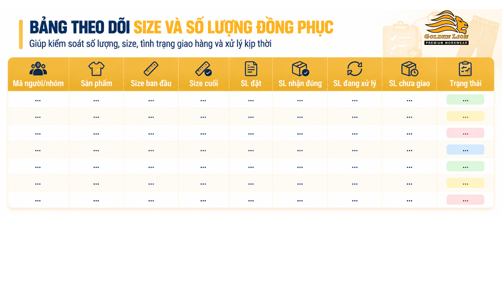 Bang theo doi size va so luong dong phuc 1