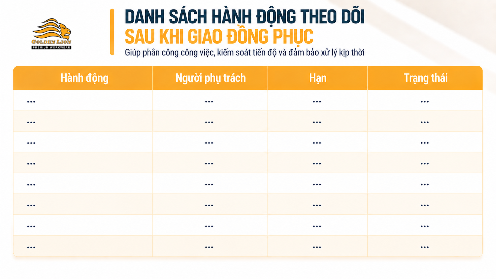 Danh sach hanh dong theo doi 1