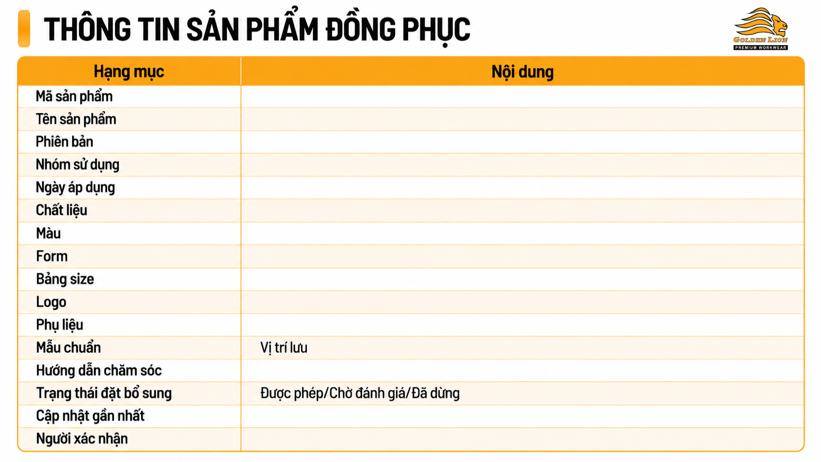 Thong tin san pham dong phuc 1